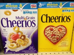 Cheerios Side By Side